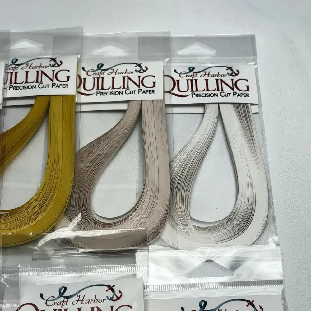 900Strips Quilling Paper Random 9 Color For DIY Crafts Decor Flowers Letters